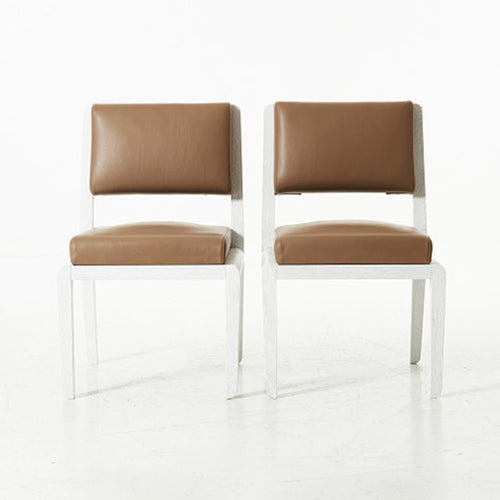 4 Chaises Kittal Van Rossum Cuir Taupe & Noyer, Design Xavier Dohr, Pays-Bas - Furniture 1960