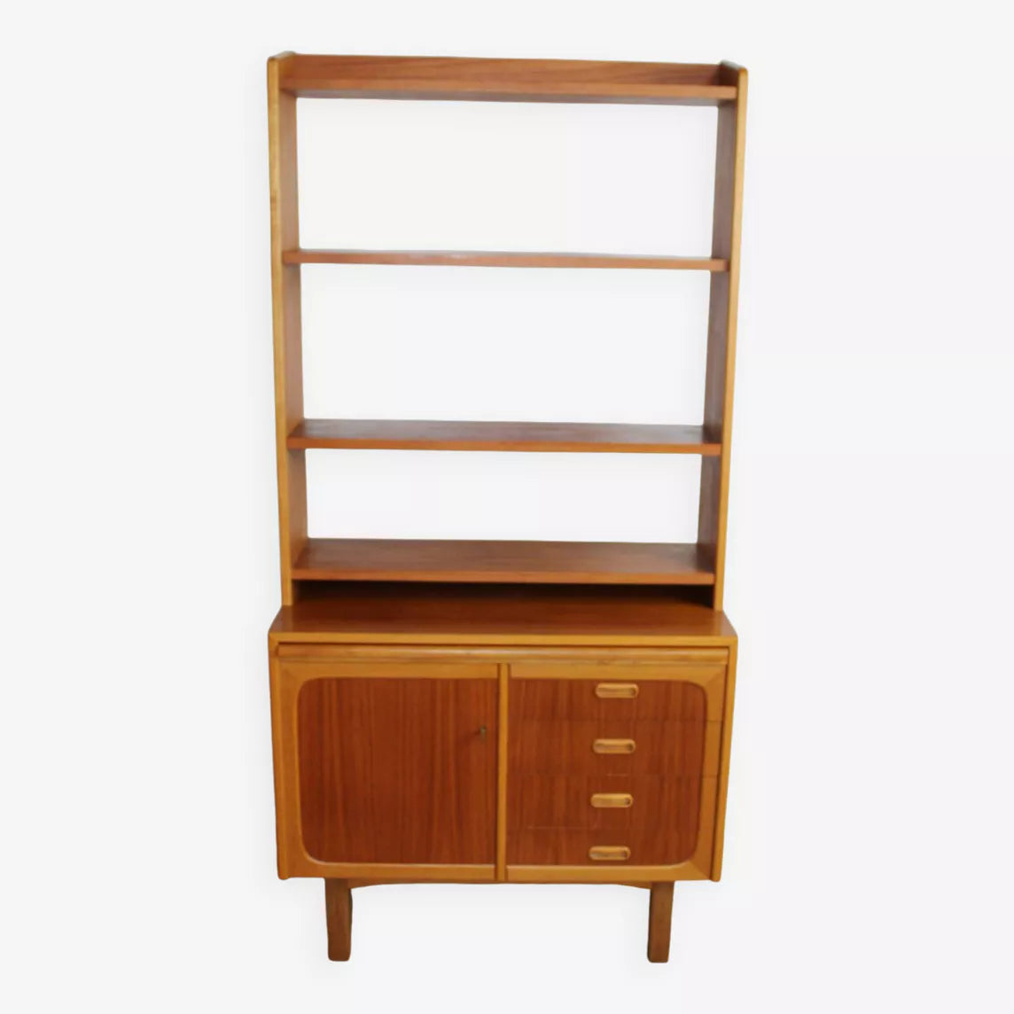 Bibliothèque multifonction vintage scandinave en teck – Danemark – années 60 - Furniture 1960