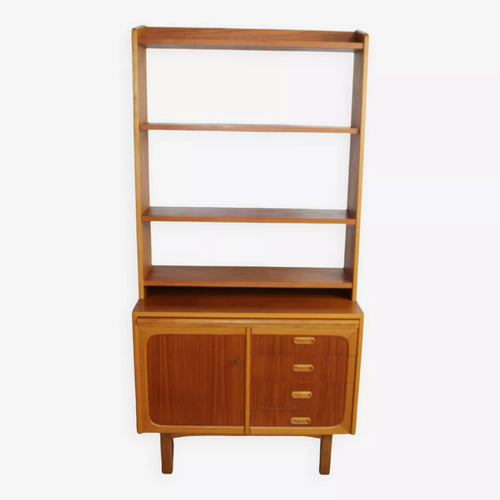 Bibliothèque multifonction vintage scandinave en teck – Danemark – années 60 - Furniture 1960