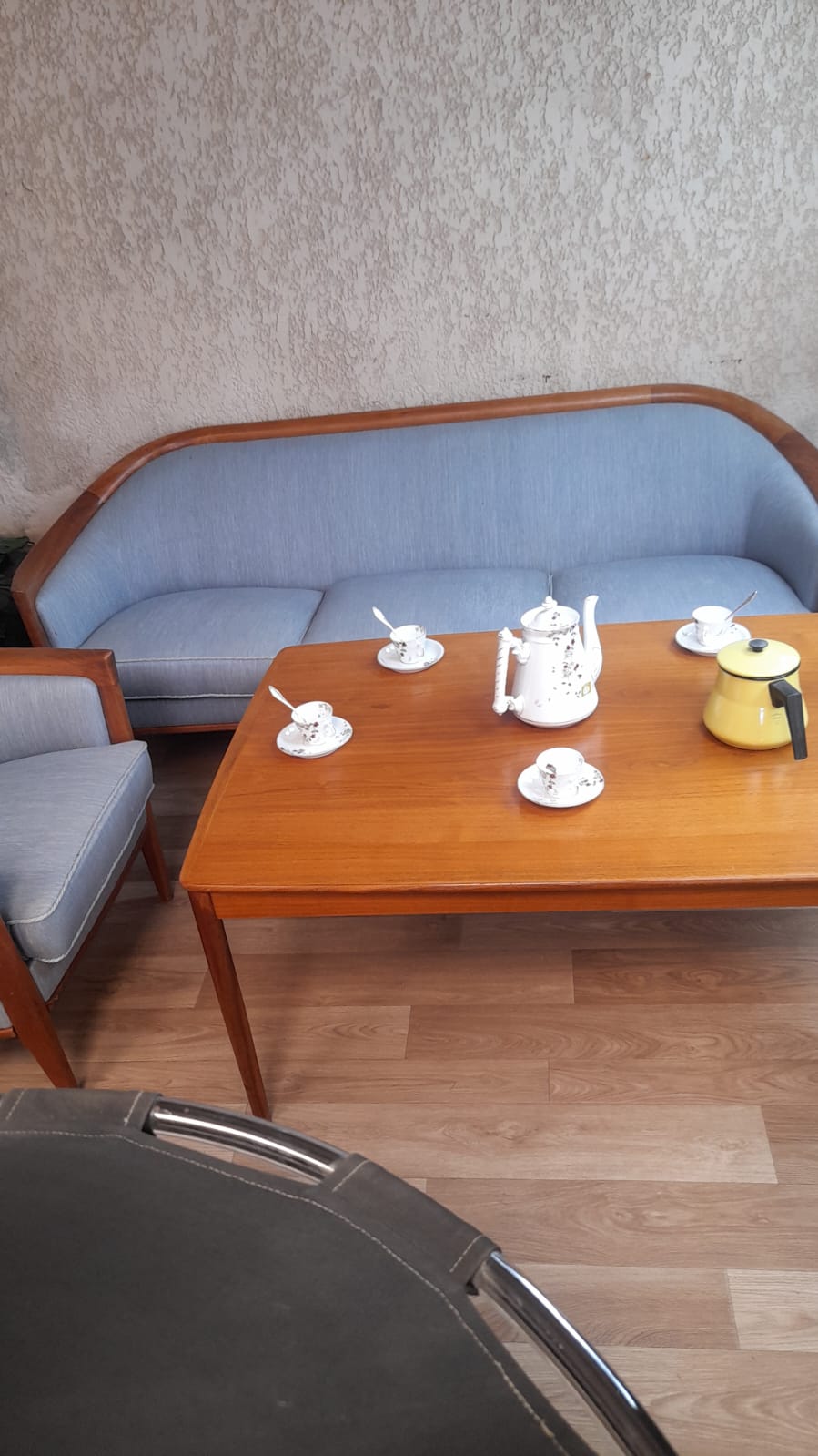 Table basse scandinave vintage en teck par String-Seffle – Suède – années 60 - Furniture 1960