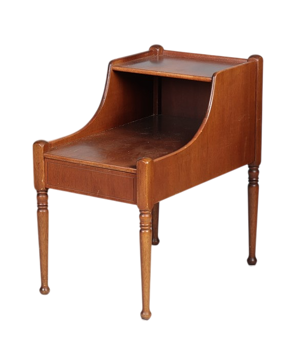 Paire de tables de chevet danoises scandinaves vintage en acajou – années 50 - Furniture 1960