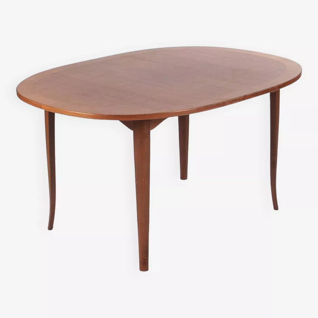 Table d’appoint scandinave vintage Ovalen par Carl Malmsten – Suède – années 60 - Furniture 1960