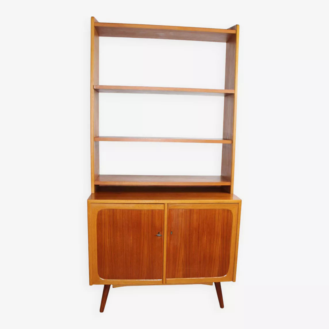 Bibliothèque scandinave vintage en teck – Sven Dyrlund – années 60 - Furniture 1960