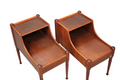 Paire de tables de chevet danoises scandinaves vintage en acajou – années 50 - Furniture 1960