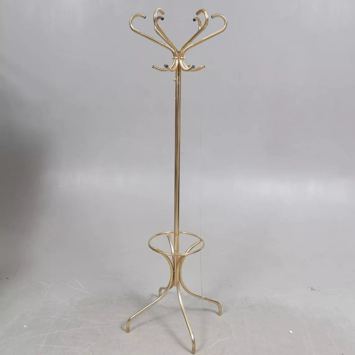 Porte manteau vintage metal dore 1960 - Furniture 1960