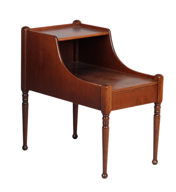 Paire de tables de chevet danoises scandinaves vintage en acajou – années 50 - Furniture 1960