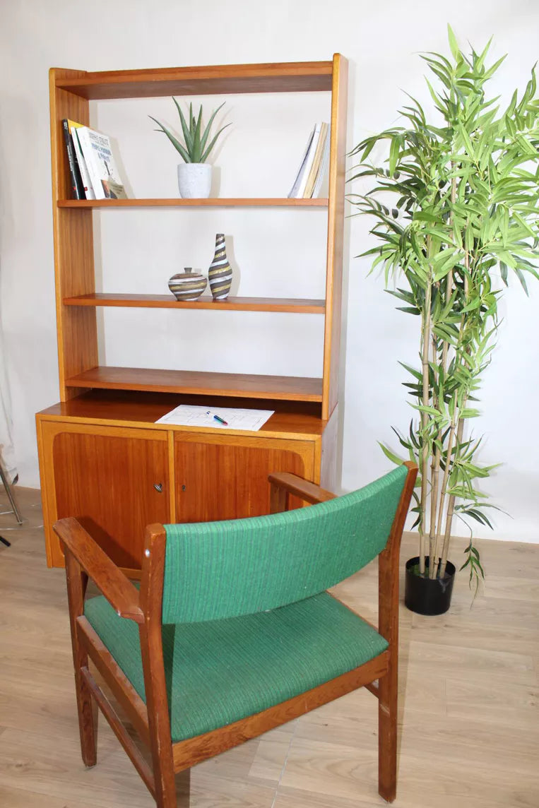 Bibliothèque scandinave vintage en teck – Sven Dyrlund – années 60 - Furniture 1960