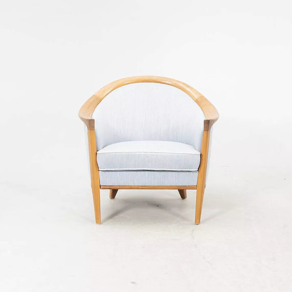 Fauteuil vintage scandinave bleu ciel – Bertil Fridhagen – années 60 - Furniture 1960