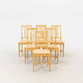 Lot de 6 chaises vintage Axel Larson – Möbel-Shop, Suède - Furniture 1960
