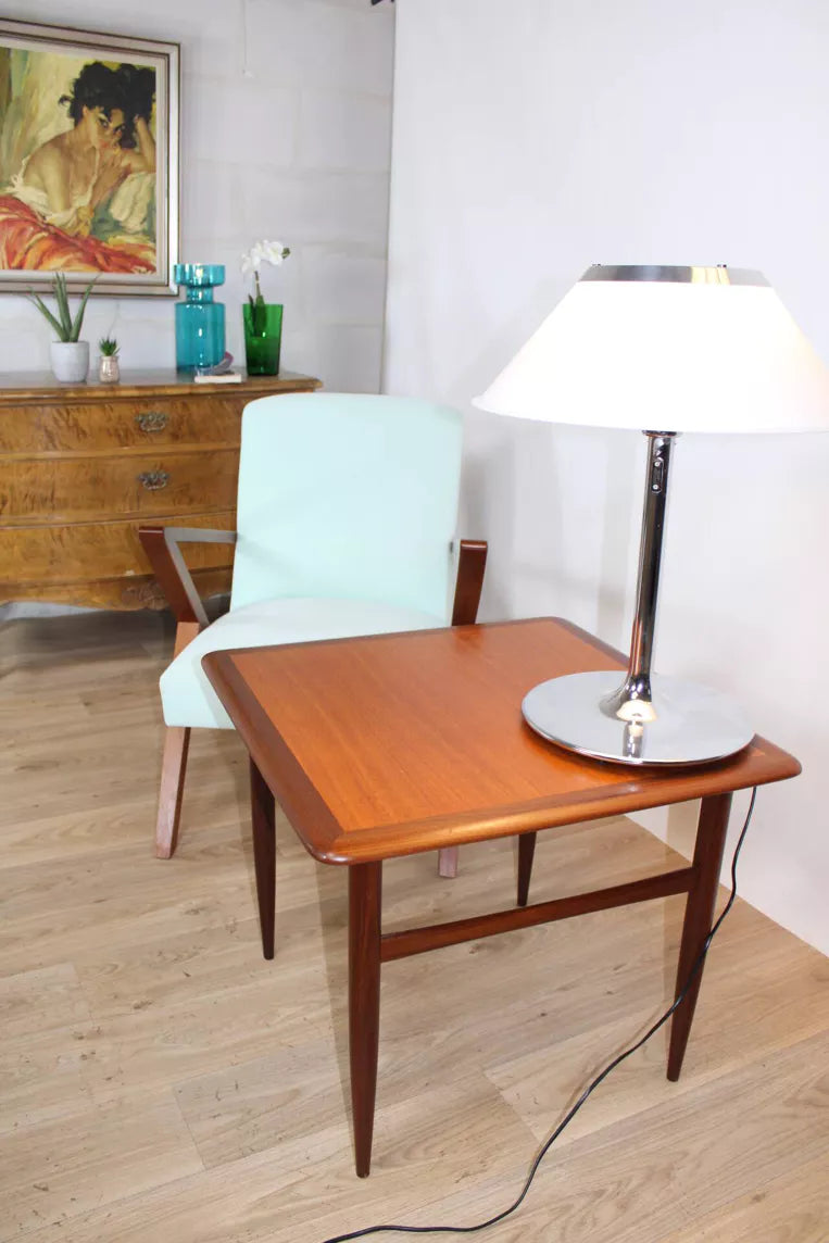 Table basse scandinave vintage carrée en teck par HBM Möbler – Suède – années 70 - Furniture 1960