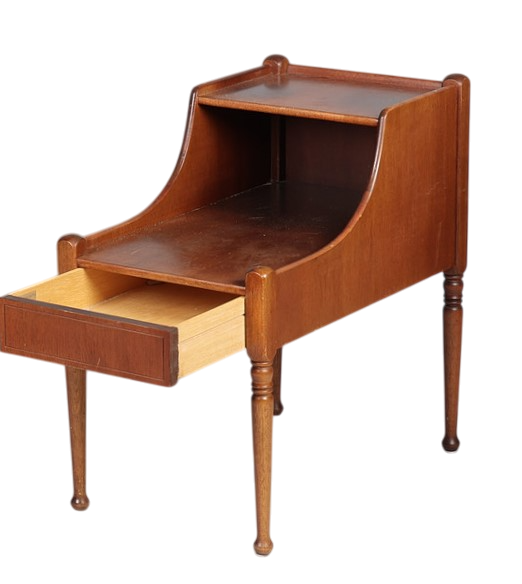 Paire de tables de chevet danoises scandinaves vintage en acajou – années 50 - Furniture 1960