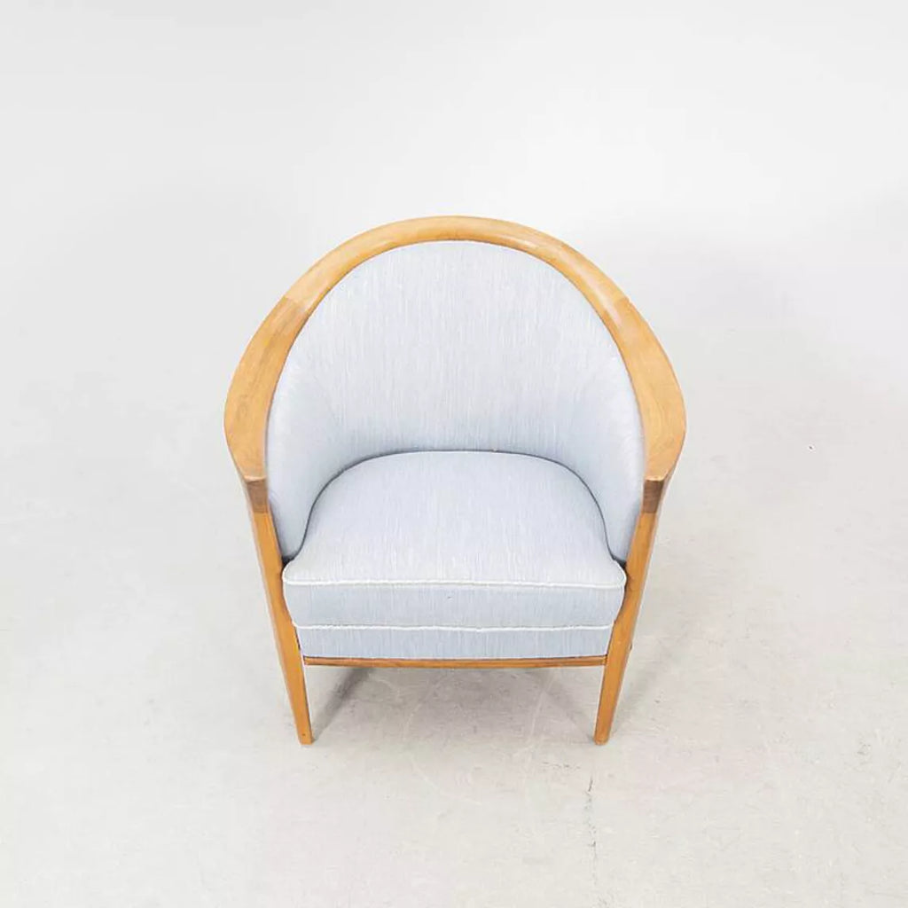 Fauteuil vintage scandinave bleu ciel – Bertil Fridhagen – années 60 - Furniture 1960