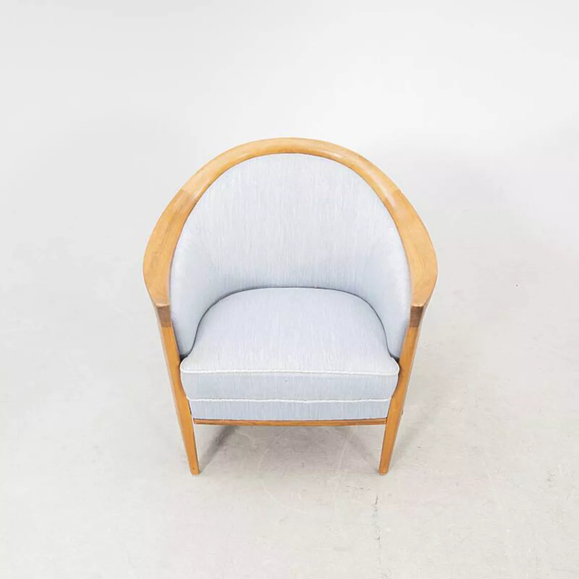 Fauteuil vintage scandinave bleu ciel – Bertil Fridhagen – années 60 - Furniture 1960