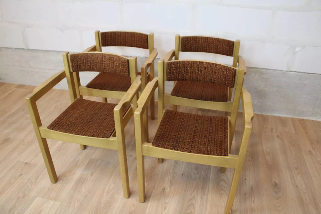 Chaises vintage scandinaves en bois par Balzar Beskow, Suède 1960 - Furniture 1960