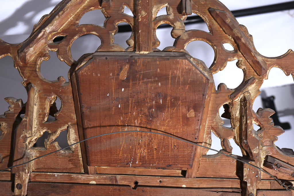 Miroir ancien au plomb – Bois doré – Style Louis XV – Espagne XVIIIe siècle - Furniture 1960
