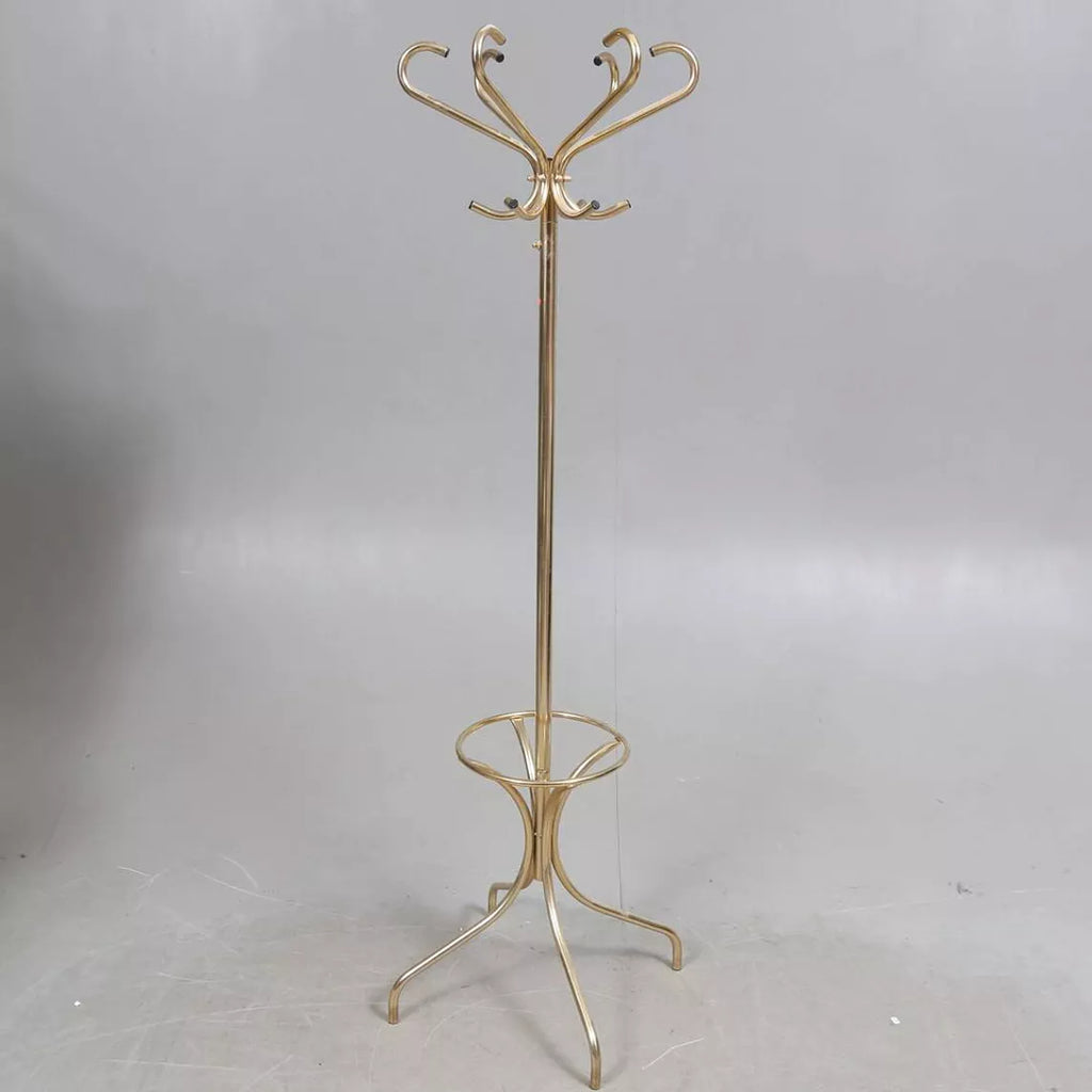 Porte manteau vintage metal dore 1960 - Furniture 1960