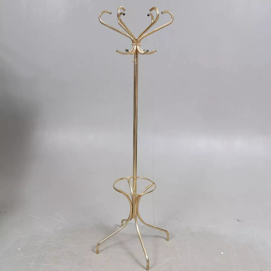 Porte manteau vintage metal dore 1960 - Furniture 1960