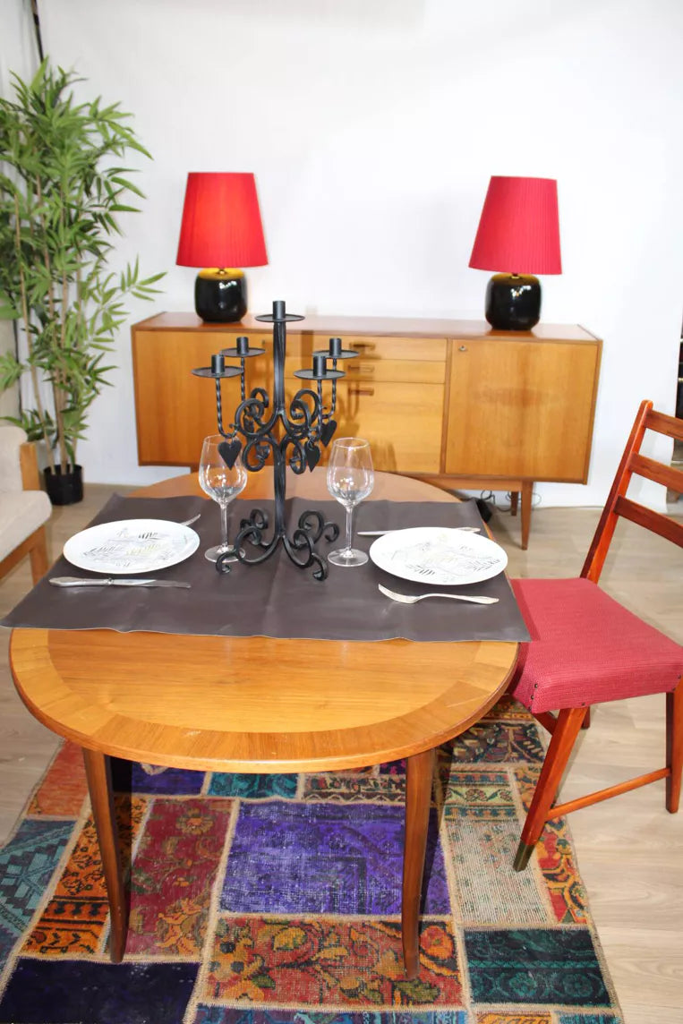 Table d’appoint scandinave vintage Ovalen par Carl Malmsten – Suède – années 60 - Furniture 1960