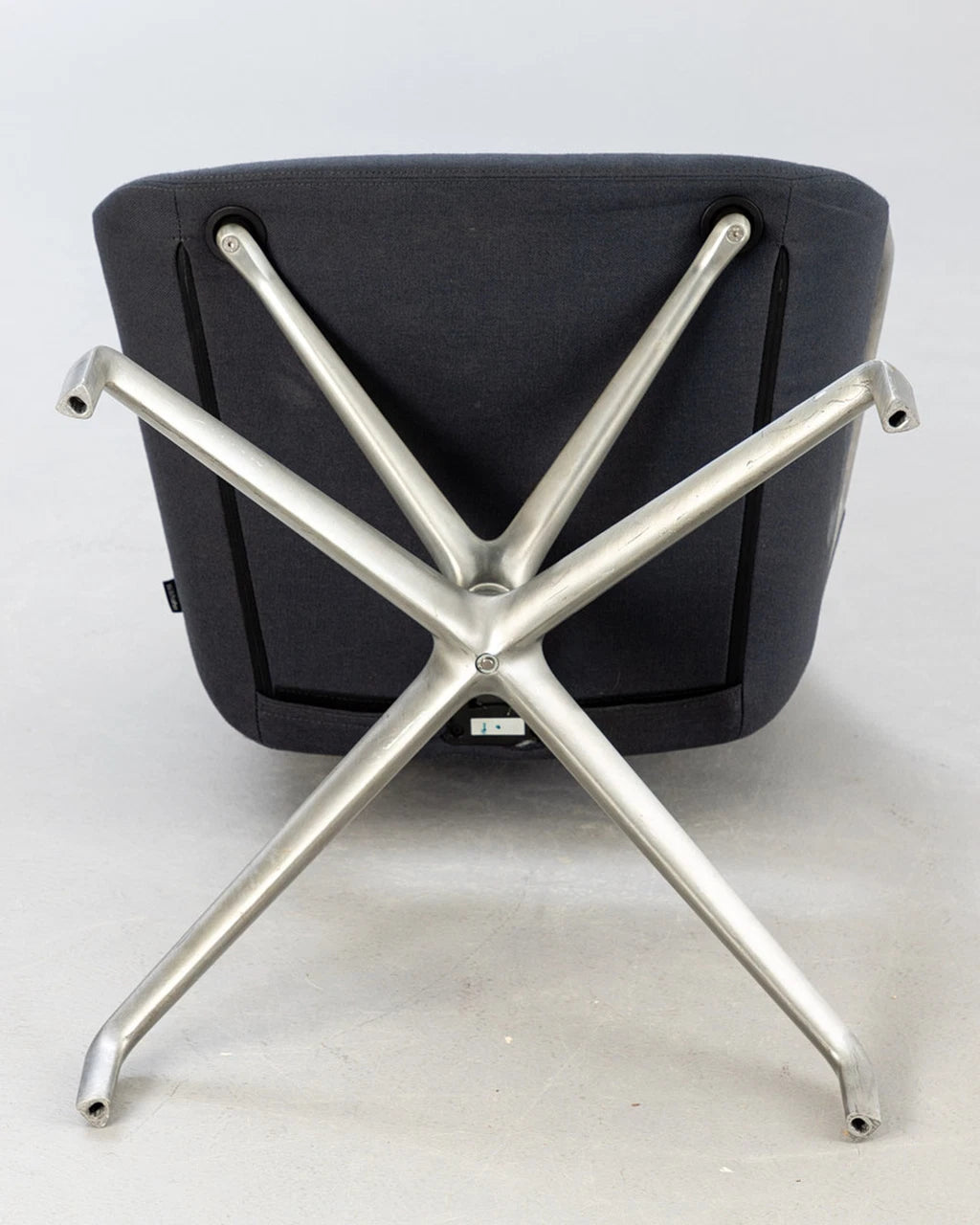 Wilkhahn Graph 301/5 – Chaise de Conférence Aluminium & Cuir - Furniture 1960
