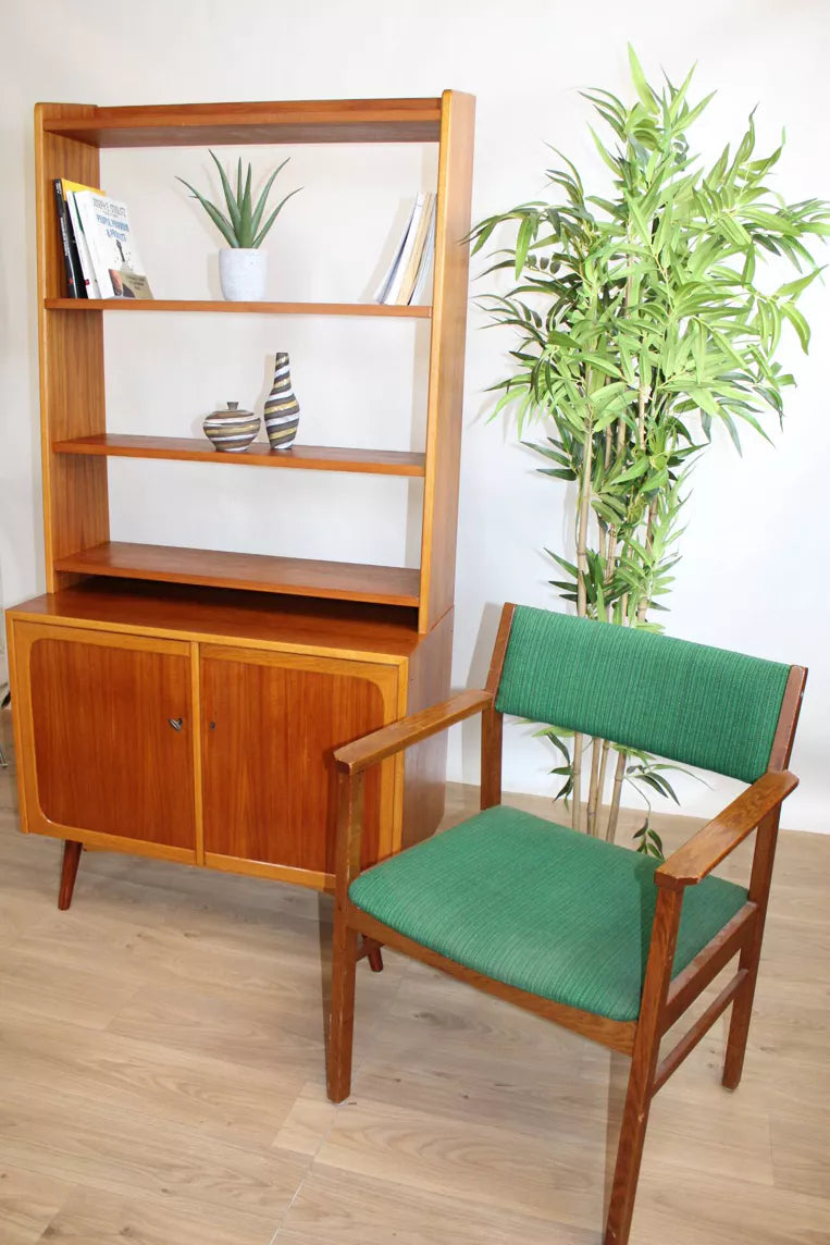 Bibliothèque scandinave vintage en teck – Sven Dyrlund – années 60 - Furniture 1960
