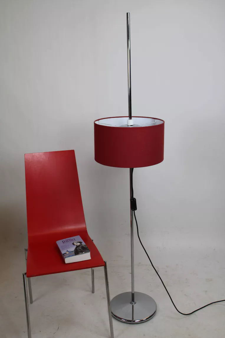 Lampadaire ajustable en hauteur à 3 ampoules – Suède - Furniture 1960