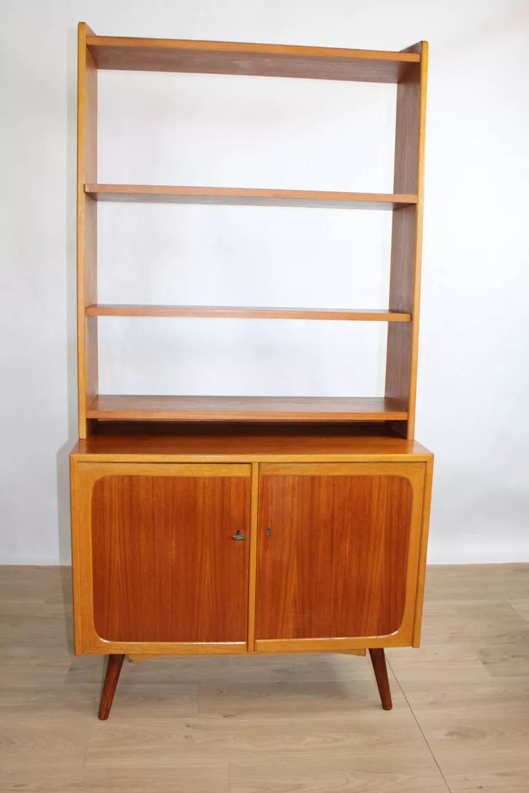 Bibliothèque scandinave vintage en teck – Sven Dyrlund – années 60 - Furniture 1960