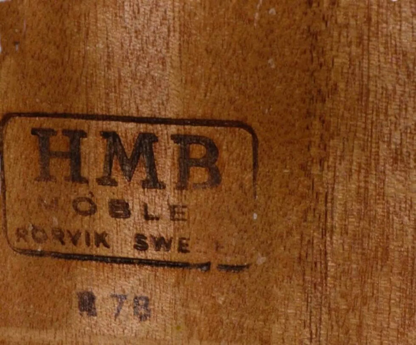 Table basse scandinave vintage carrée en teck par HBM Möbler – Suède – années 70 - Furniture 1960