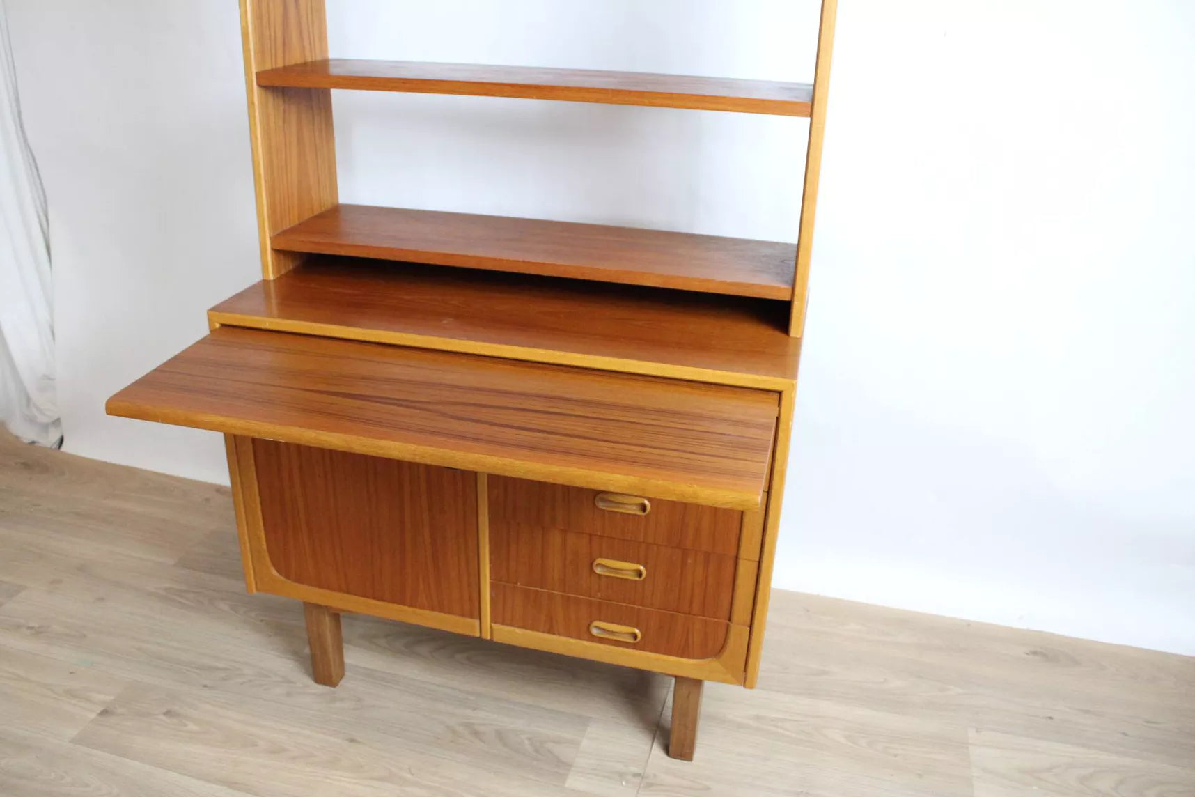 Bibliothèque multifonction vintage scandinave en teck – Danemark – années 60 - Furniture 1960