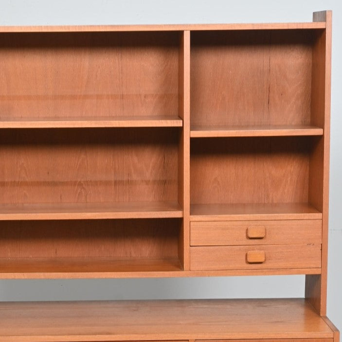 Bibliothèque modulable scandinave vintage en teck - années 60