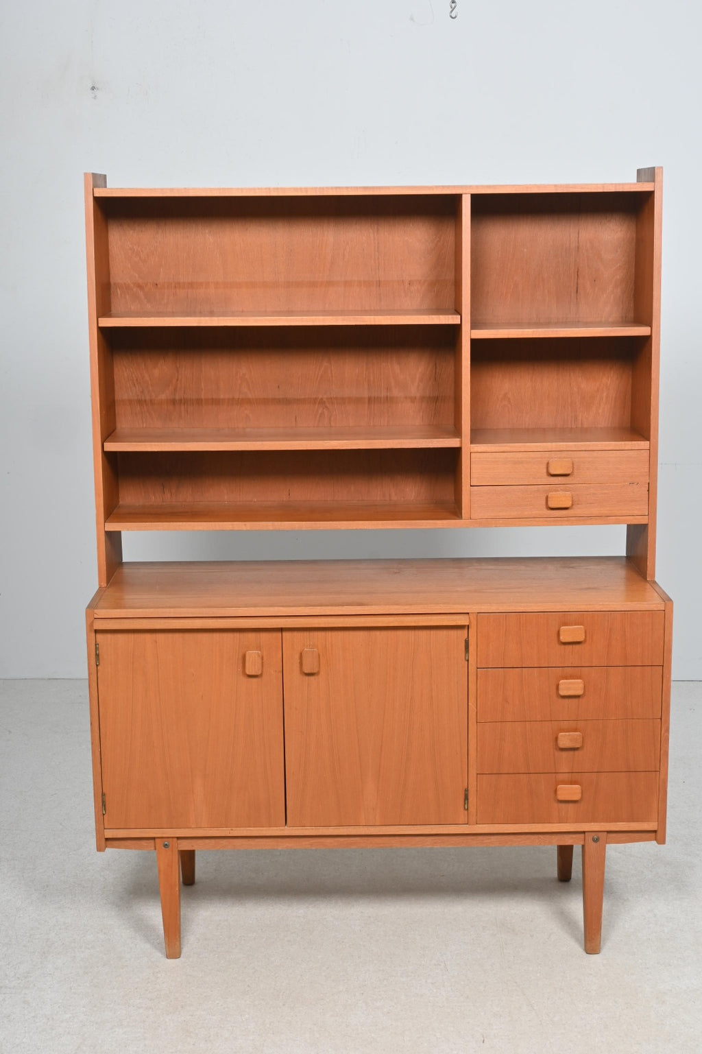 Bibliothèque modulable scandinave vintage en teck - années 60