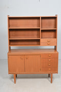 Bibliothèque modulable scandinave vintage en teck - années 60