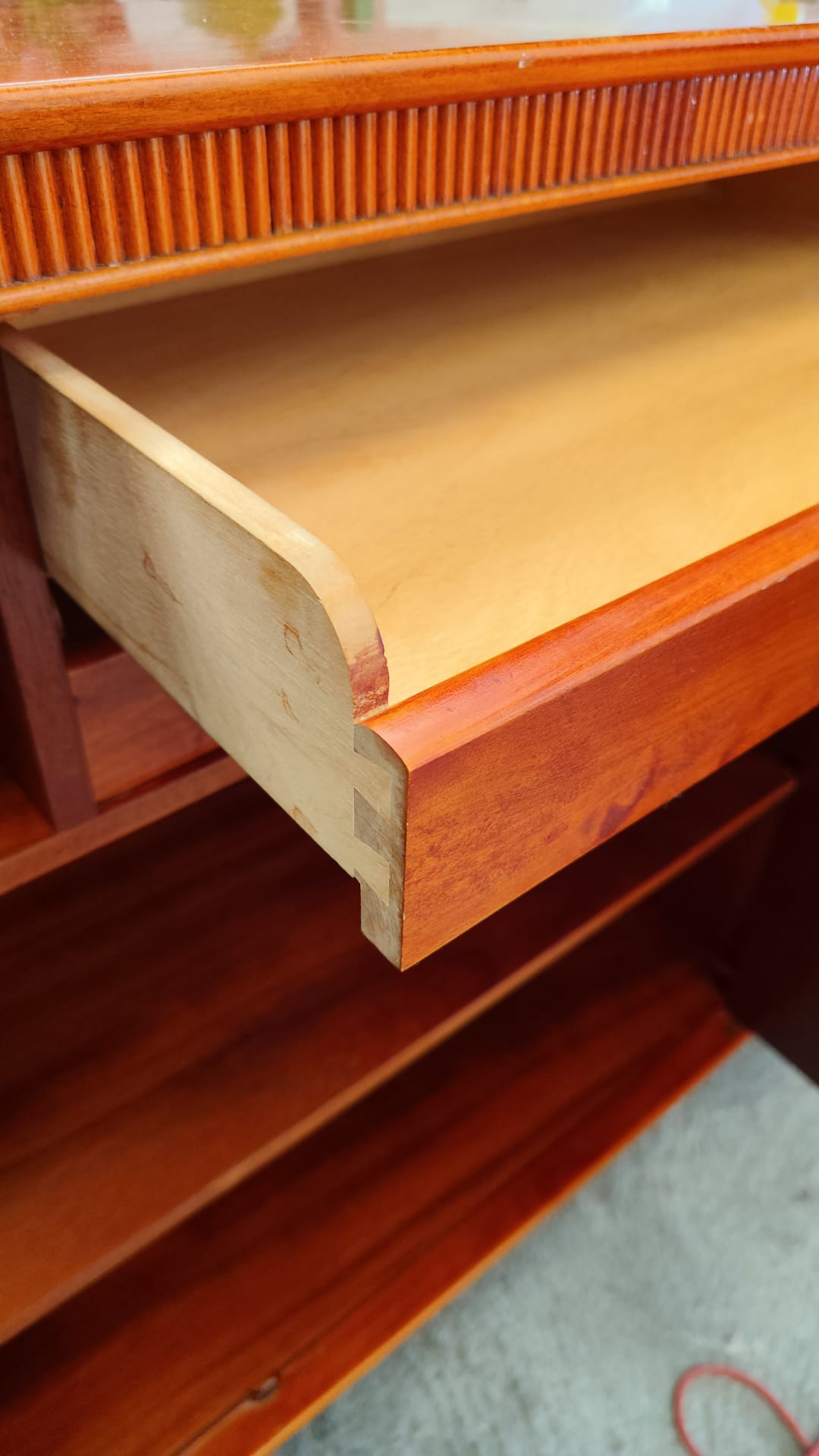 Buffet Swedish Modern en acajou, estampillé Carlssons Möbelindustri - Suède, années 40