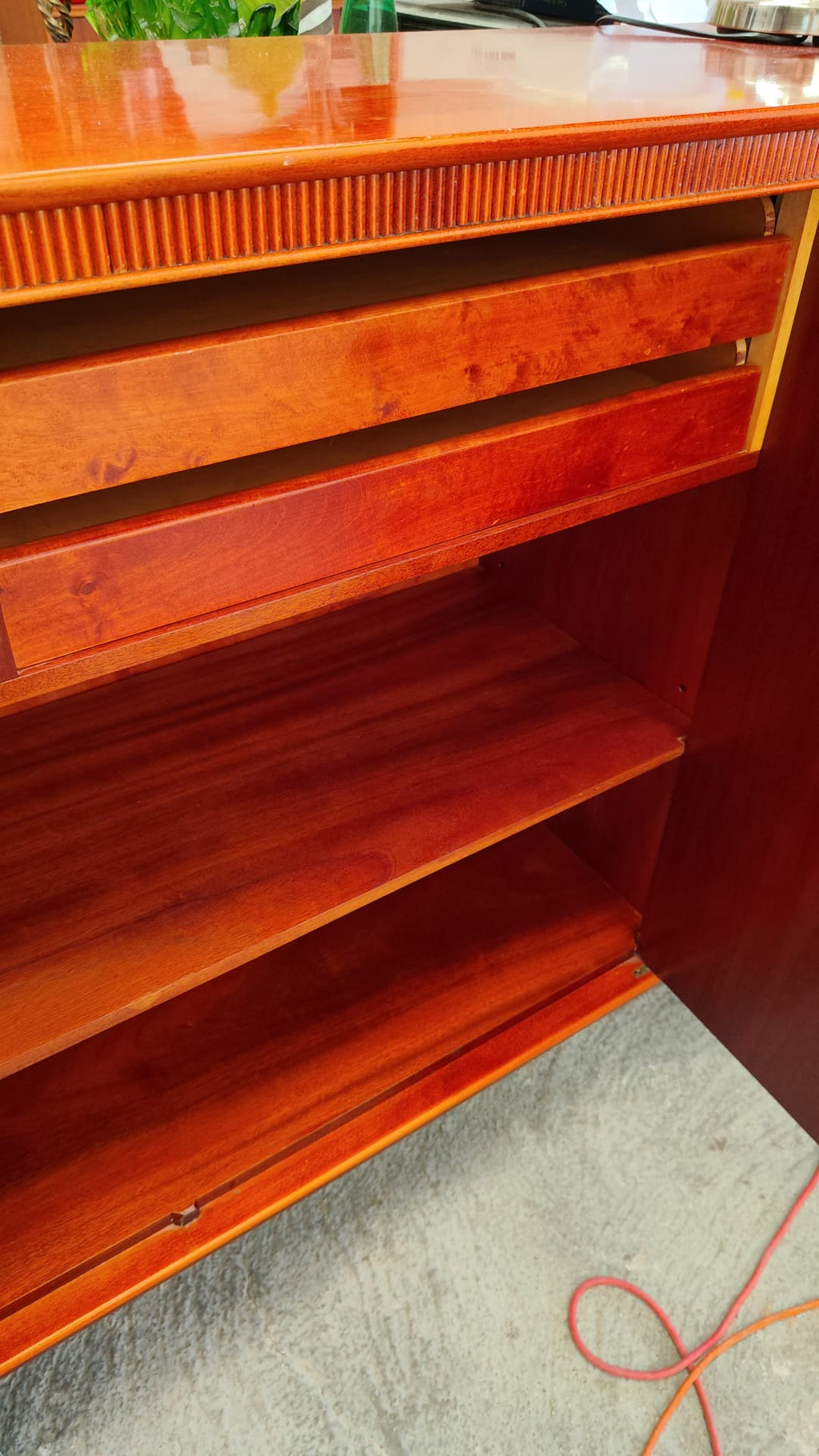 Buffet Swedish Modern en acajou, estampillé Carlssons Möbelindustri - Suède, années 40