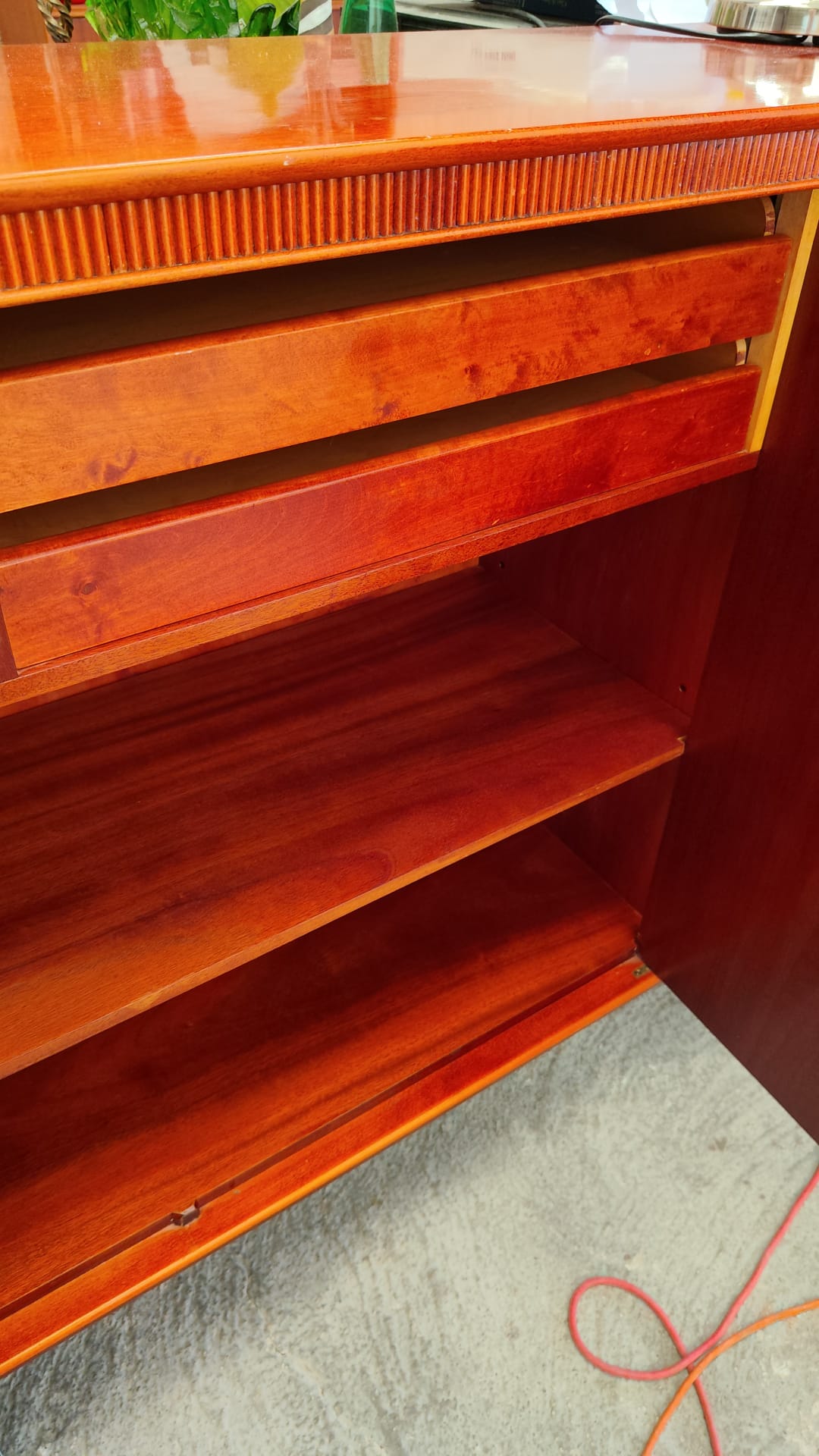 Buffet Swedish Modern en acajou, estampillé Carlssons Möbelindustri - Suède, années 40