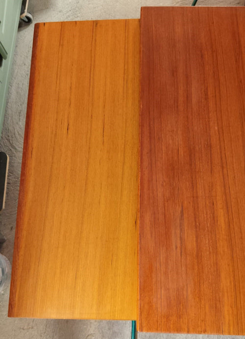 Buffet Scandinave vintage en teck avec surface d’écriture, années 60