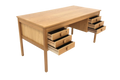 Bureau vintage scandinave en chêne double face – Suède – années 60 - Furniture 1960