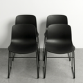 Lot de 4 chaises About A Chair AAC08 dessinées par Hee Welling pour HAY au Danemark