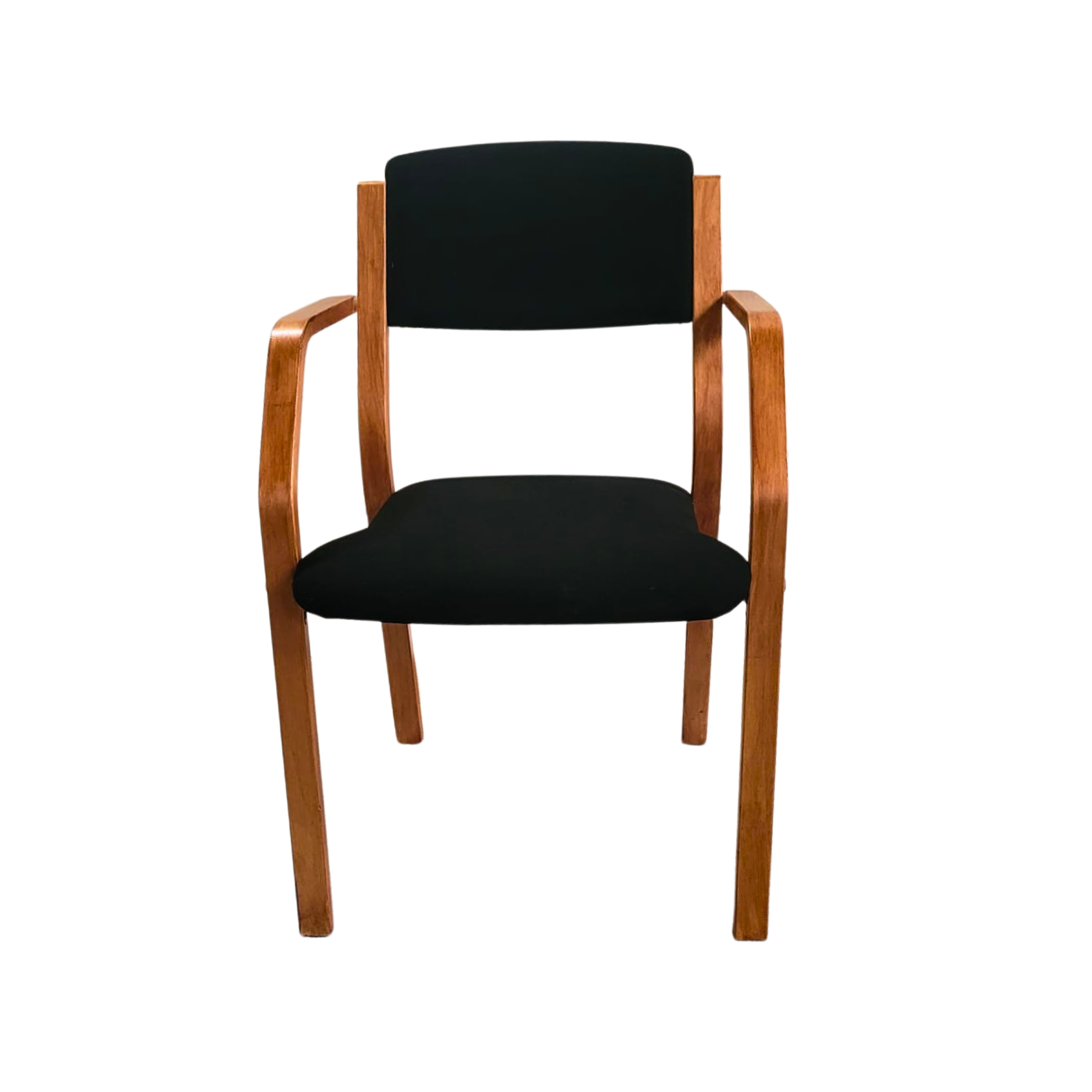 Chaise scandinave vintage en hêtre – Lanabdesign – empilable, années 60