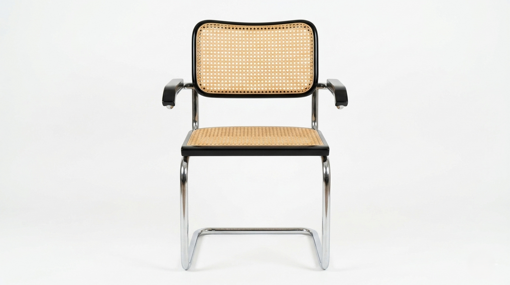 Fauteuil Cesca B64 noir Bauhaus Marcel Breuer, Italie