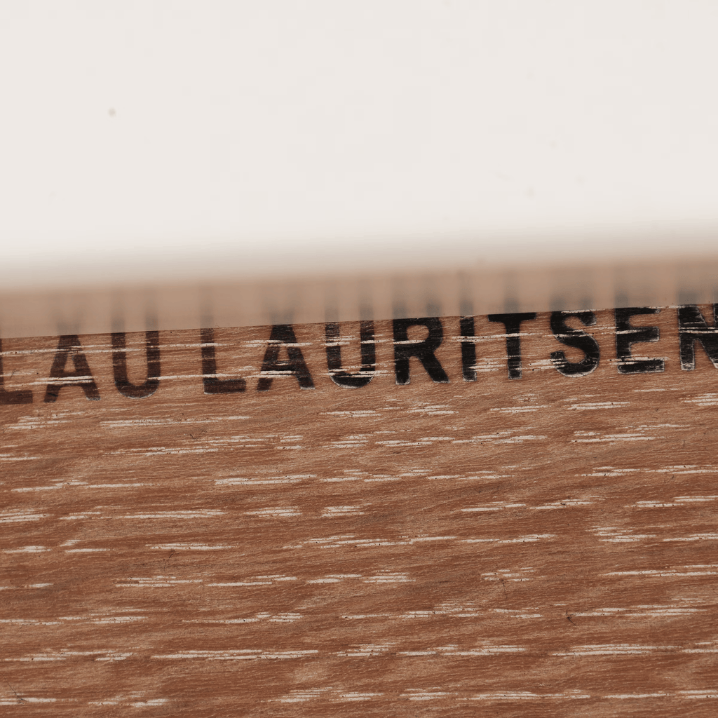 Grande table à manger scandinave - 230 cm - estampillée Lau Lauritsen - Danemark années 60