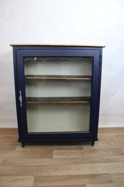 Bibliothèque basse vitrée vintage scandinave - Furniture 1960