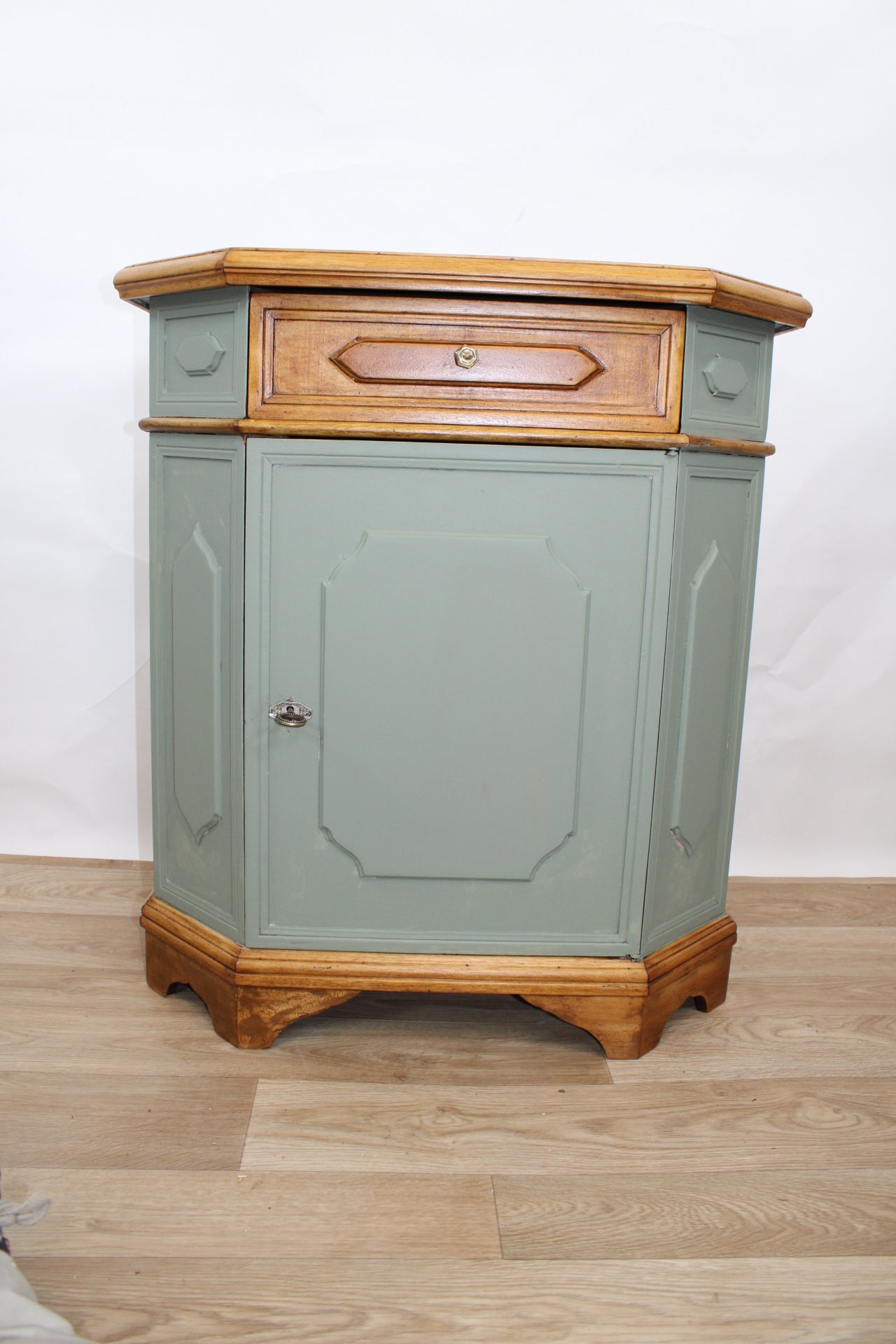 Confiturier vintage vert sauge france - Furniture 1960