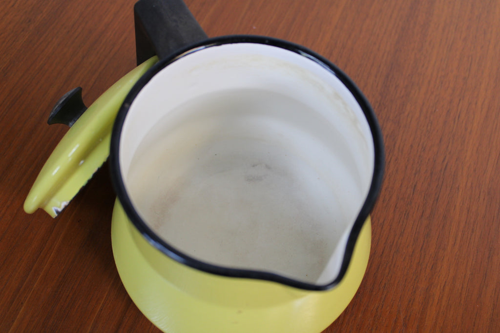 Cafetière vintage KOCKUMS émaillée jaune – Suède, années 1930 - Furniture 1960