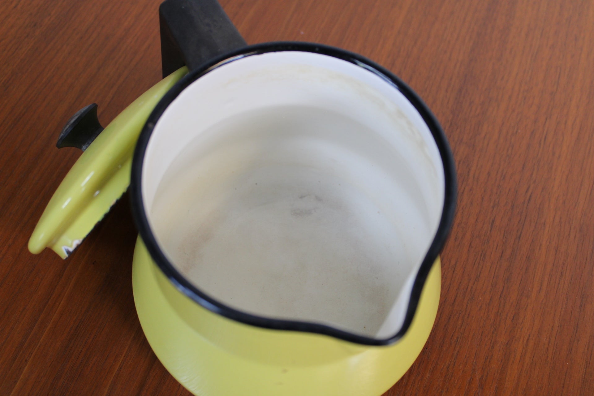 Cafetière vintage KOCKUMS émaillée jaune – Suède, années 1930 - Furniture 1960