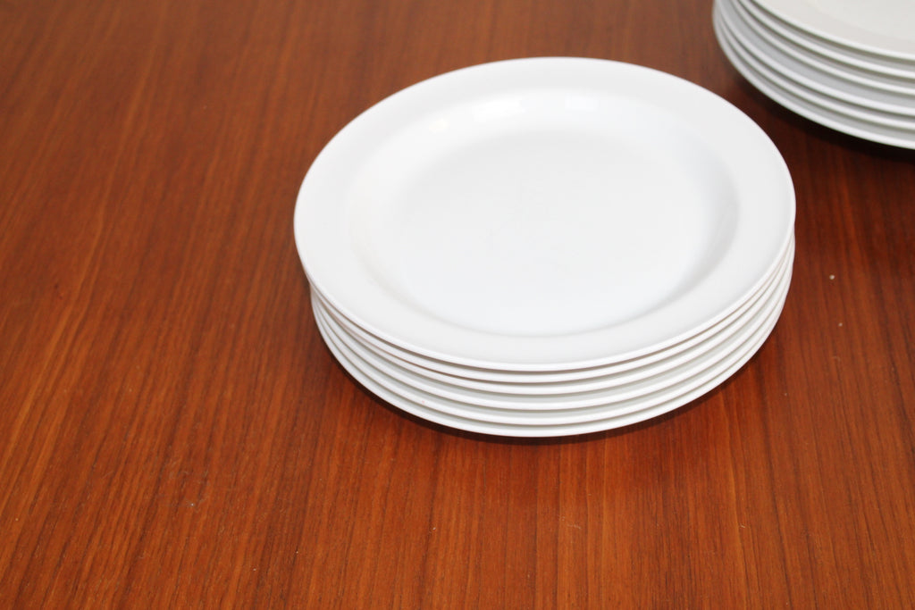 Service en porcelaine Rörstrand – 18 assiettes – Années 60 – Suède - Furniture 1960