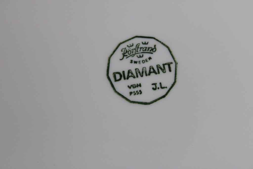 Service en porcelaine Rörstrand – 18 assiettes – Années 60 – Suède - Furniture 1960