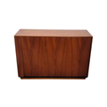 Meuble TV scandinave vintage en teck sur pied ou suspendu - Danemark - années 60