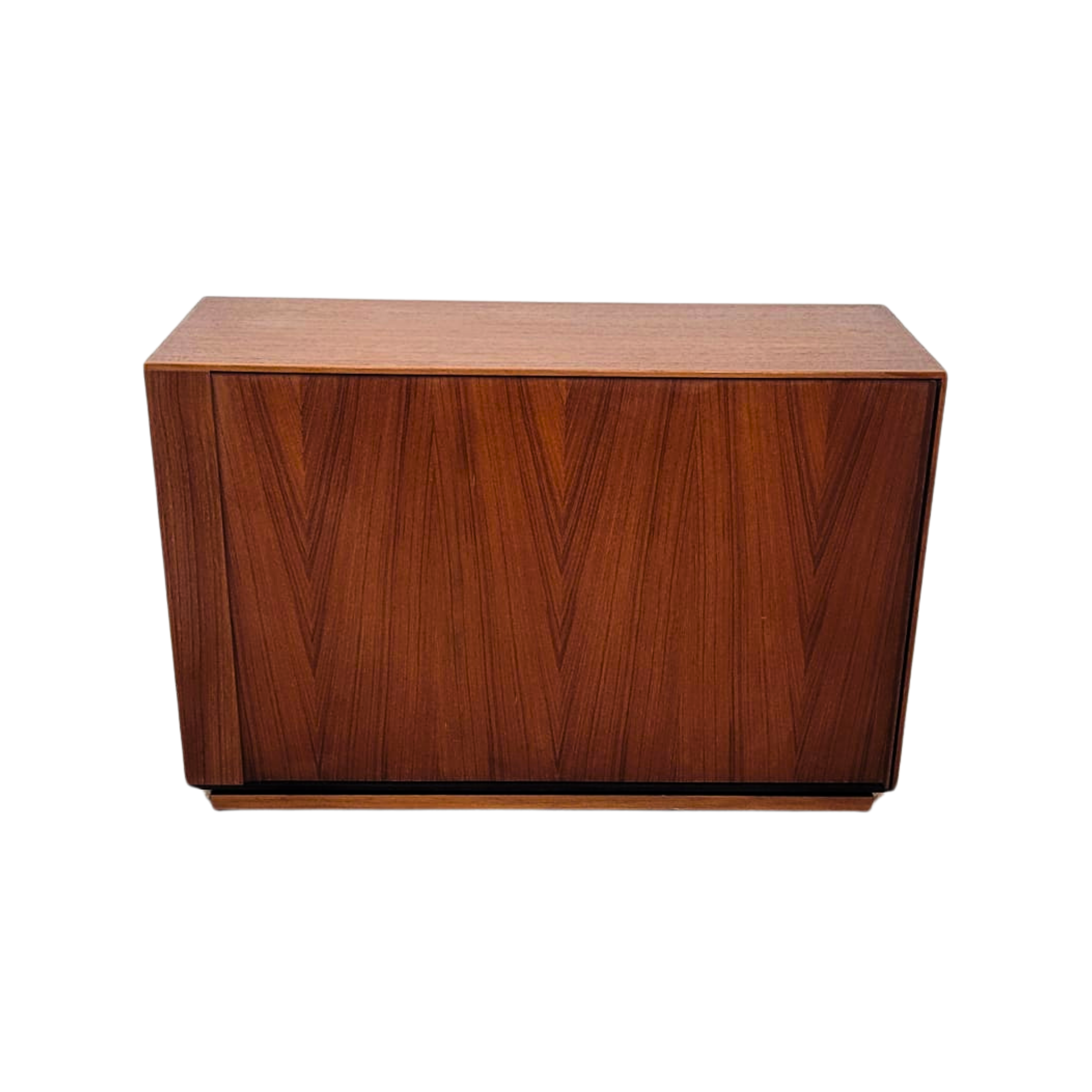 Meuble TV scandinave vintage en teck sur pied ou suspendu - Danemark - années 60