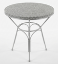 Table ronde Vintage en granite - Allemagne, années 60
