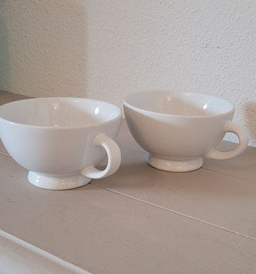 Paire de tasses neuves – noir ou blanc – LOBDESIGN Suède - Furniture 1960
